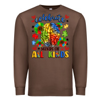 Chestnut celebrate neurodiversity Premium Sweatshirt - LillyAllenDesigns