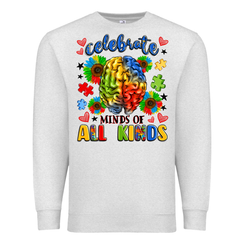 Celebrate Neurodiversity Premium Sweatshirt by LillyAllenDesigns | Teevron