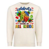 Sandshell celebrate neurodiversity Premium Sweatshirt - LillyAllenDesigns