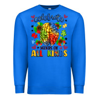 True Royal celebrate neurodiversity Premium Sweatshirt - LillyAllenDesigns