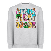 Heather Grey team first grade Heavyweight Sweatshirt - JahusDesignShop