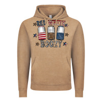 Vintage Coffee red white boozy Vintage Hoodie - CowhideDigitalArt
