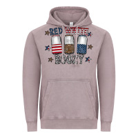 Vintage Zinc red white boozy Vintage Hoodie - CowhideDigitalArt