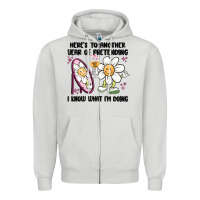 Dove Grey here's to another year of pretending i know what i Zipper Hoodie - MaliasSmallBusiness