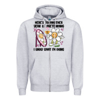 Heather Grey here's to another year of pretending i know what i Zipper Hoodie - MaliasSmallBusiness