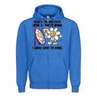 True Royal here's to another year of pretending i know what i Zipper Hoodie - MaliasSmallBusiness