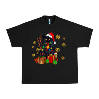 Black black cat meowy christmas Urban Heavy Tee - AdoDesignShop