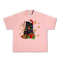 Salmon black cat meowy christmas Urban Heavy Tee - AdoDesignShop
