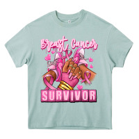 Arona Breast Cancer survivor afro girl sneakers Heavy Core Tee - RanaPortraitStore