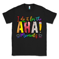 Black IDiot Of The Aha Moments Classic Tee - CowhideDigitalArt