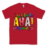 Red IDiot Of The Aha Moments Classic Tee - CowhideDigitalArt