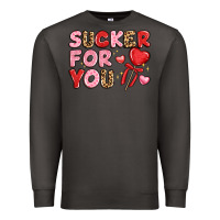 Smoke lovethemed typography with heart lollipop Premium Sweatshirt - LillyAllenDesigns