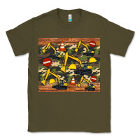 Army Green excavator camouflage Classic Tee - Artiststas