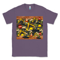 Lavender excavator camouflage Classic Tee - Artiststas