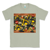 Matcha excavator camouflage Classic Tee - Artiststas