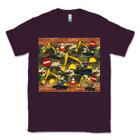 Plum excavator camouflage Classic Tee - Artiststas