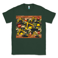 Sports Green excavator camouflage Classic Tee - Artiststas