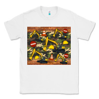 White excavator camouflage Classic Tee - Artiststas