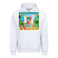 White summer mini Urban Hoodie - TumblerDesignByShophia