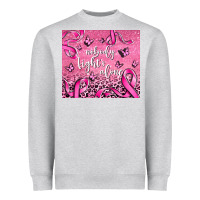 Heather Grey nobody fights alone Heavyweight Sweatshirt - AdoDesignShop