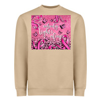 Mushroom nobody fights alone Heavyweight Sweatshirt - AdoDesignShop