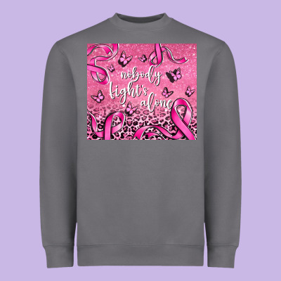 Nobody Fights Alone Heavyweight Sweatshirt Designed By Adodesignshop