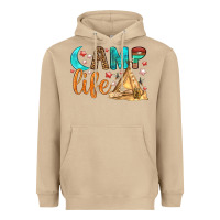 Mushroom Camp Life Heavyweight Hoodie - BundleAndBundleShop