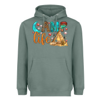 Sage Camp Life Heavyweight Hoodie - BundleAndBundleShop