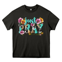 Asphalt just pray Heavy Core Tee - texasbilliewilder