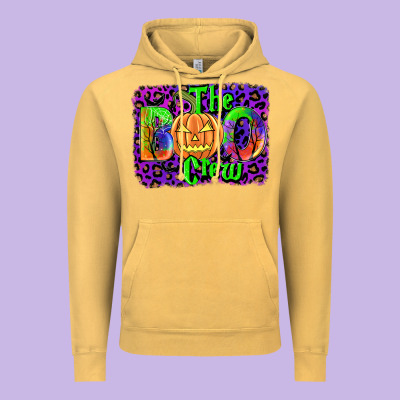 The Boo Crew Vintage Hoodie Designed By Jahusdesignshop