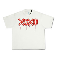 Pistachio Valentine's Day Xoxo Balloon Urban Heavy Tee - Artiststas