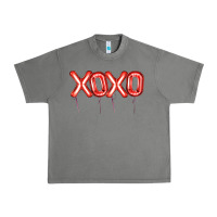 Tornado Valentine's Day Xoxo Balloon Urban Heavy Tee - Artiststas