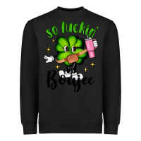 Black so luckin boujee Heavyweight Sweatshirt - Artiststas