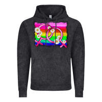 Vintage Black lgbtq gender lesbian symbol Vintage Hoodie - HRA Design Shop