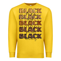 Lemon typography variations in animal and glitter textur Premium Sweatshirt - LillyAllenDesigns