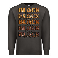Smoke typography variations in animal and glitter textur Premium Sweatshirt - LillyAllenDesigns