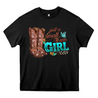 Black justas malltown girlie Heavy Core Tee - texasbilliewilder