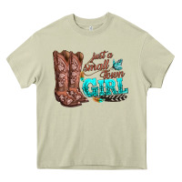 Mossy justas malltown girlie Heavy Core Tee - texasbilliewilder