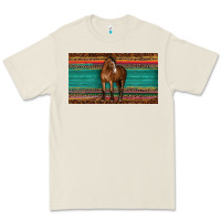 Bone western horse serape tooled leather leopard  sippy cup Premium Tee - BarkalooDesign