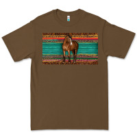 Cacao western horse serape tooled leather leopard  sippy cup Premium Tee - BarkalooDesign