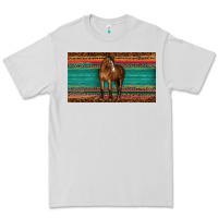 Dove Grey western horse serape tooled leather leopard  sippy cup Premium Tee - BarkalooDesign