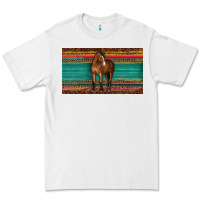 White western horse serape tooled leather leopard  sippy cup Premium Tee - BarkalooDesign