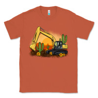 Copper excavator cactus sunflower sunset Classic Tee - Artiststas