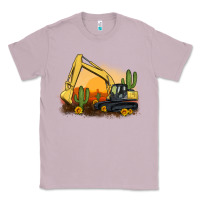 Lilac excavator cactus sunflower sunset Classic Tee - Artiststas