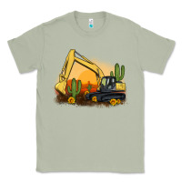 Matcha excavator cactus sunflower sunset Classic Tee - Artiststas