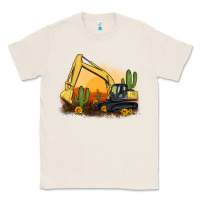 Natural excavator cactus sunflower sunset Classic Tee - Artiststas