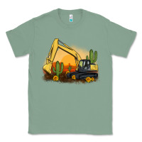 Sage excavator cactus sunflower sunset Classic Tee - Artiststas