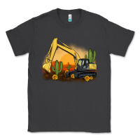Smoke excavator cactus sunflower sunset Classic Tee - Artiststas