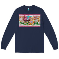 Navy happy easter y'all rabbit sippy cup Long Sleeve Tee - BarkalooDesign