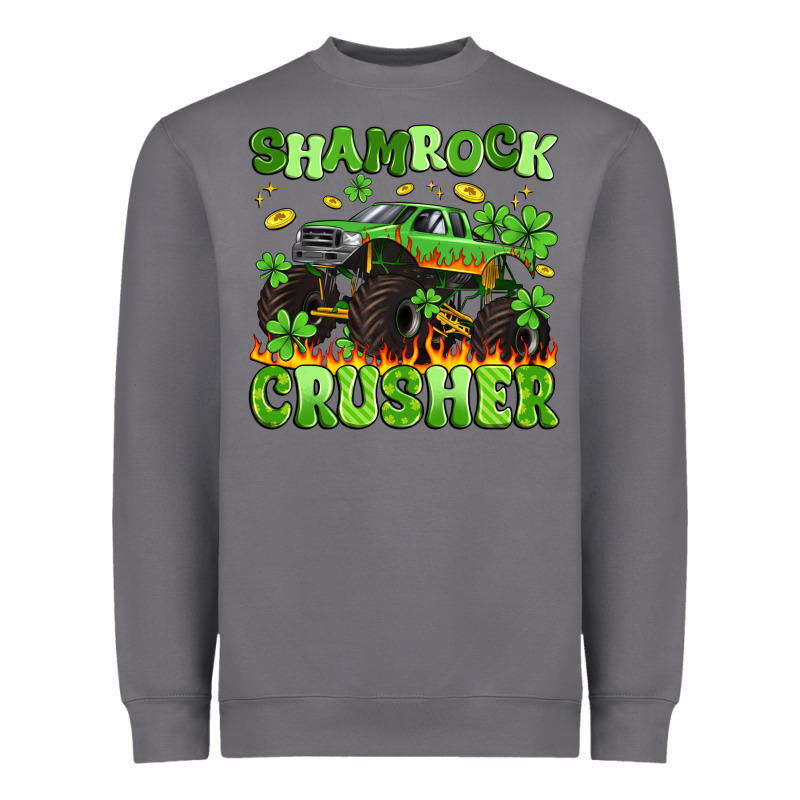 Shamrock Crusher Heavyweight Sweatshirt by Artiststas | Teevron